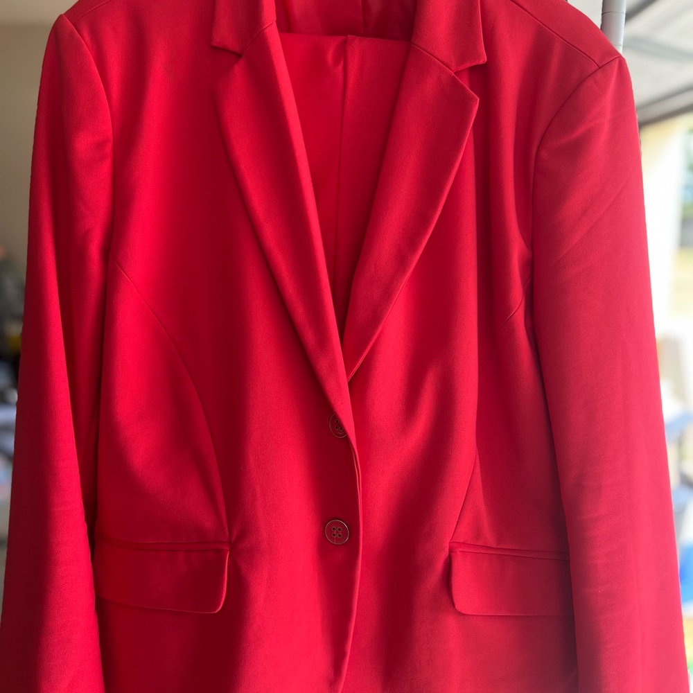 Redish Orange Pantsuit